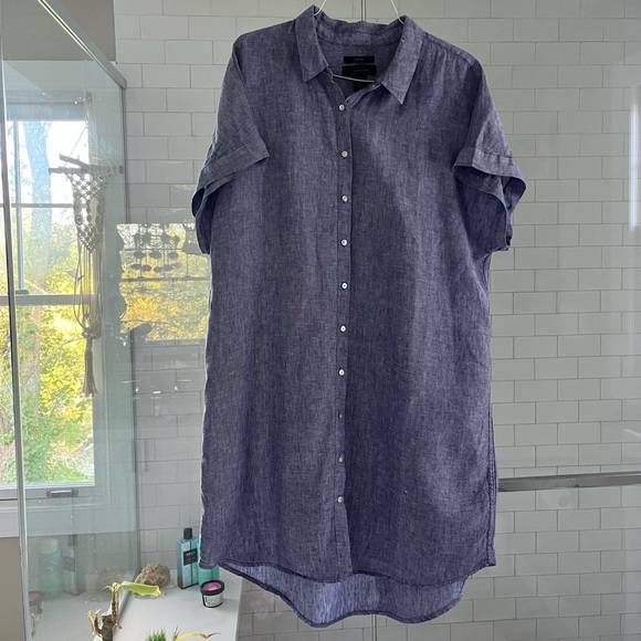 Tahari Dresses Tahari Linen Shirtdress Poshmark